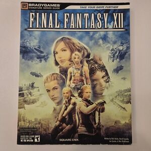 Final Fantasy XII BradyGames Signature Series Strategy Guide PS2 with Poster